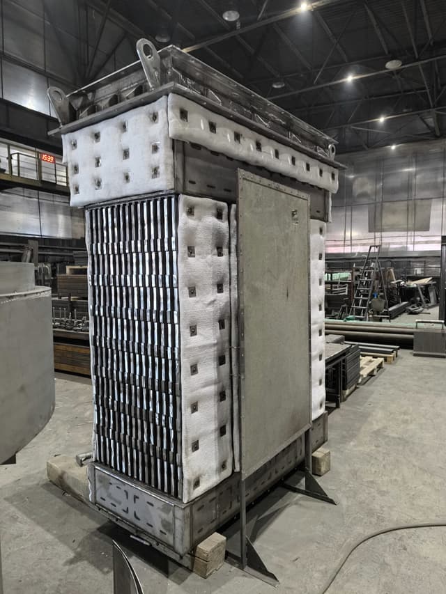 Теплообменный модуль системы газоочистки